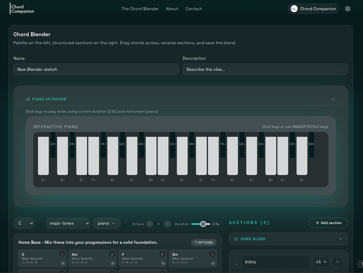 The Chord Blender